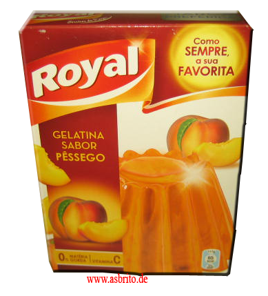 Royal Pfirsisch Wackelpudding